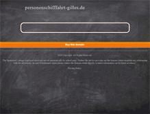 Tablet Screenshot of personenschifffahrt-gilles.de